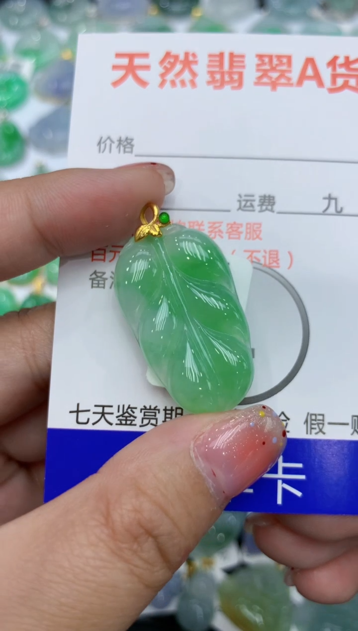 【闪购商品】翡翠颈饰18K金镶嵌111111111111