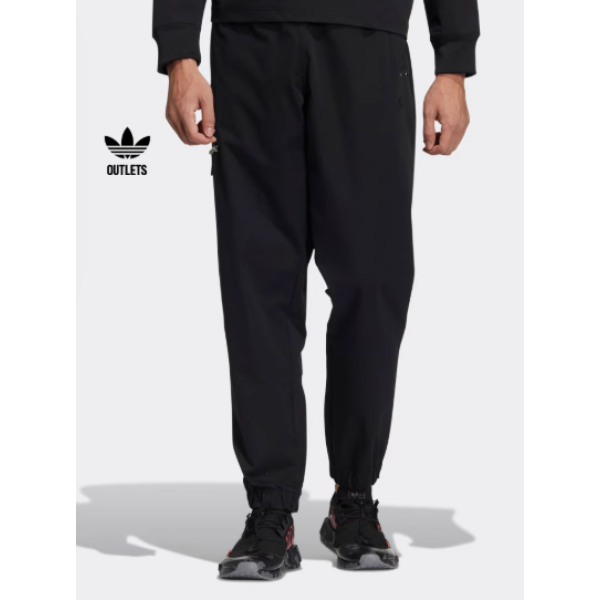 adidas阿迪达斯三叶草简约休闲束脚运动裤男装-HL6496