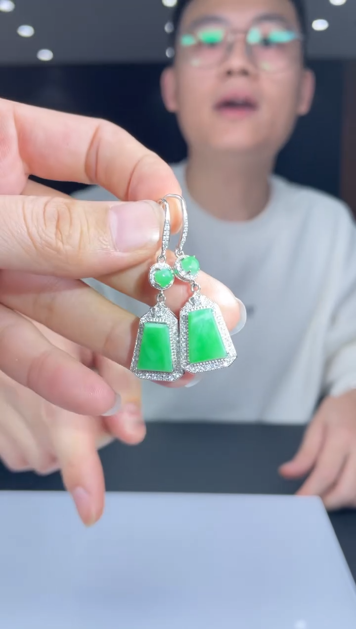 【闪购商品】定制翡翠银S925镶嵌01-19HDJT0128673