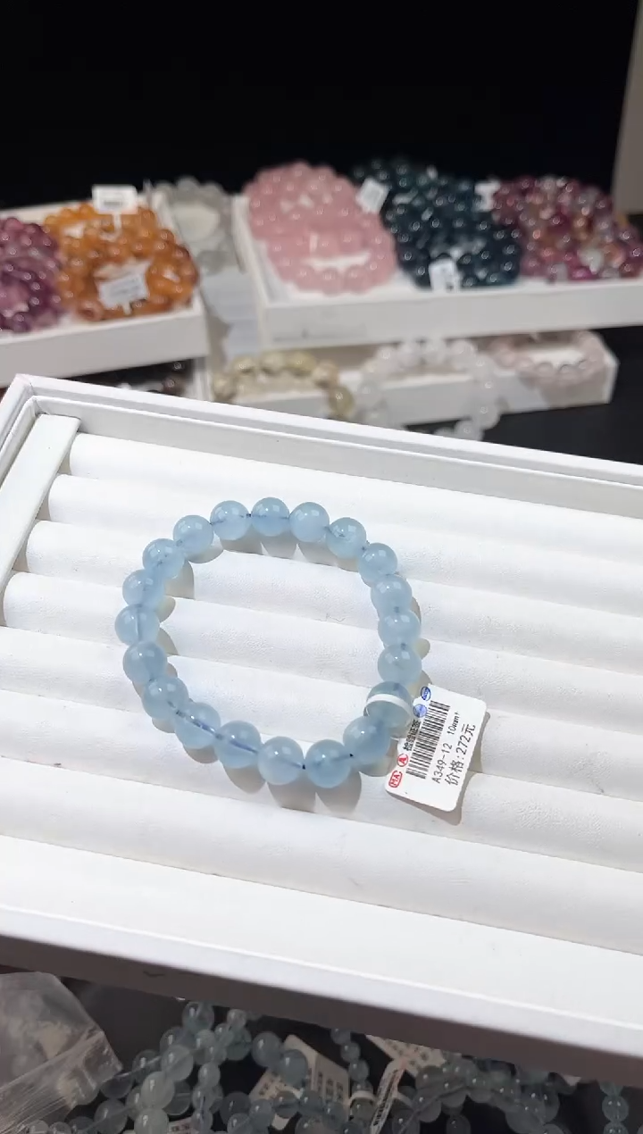 【闪购商品】水晶手链未镶嵌多样性发一海蓝宝