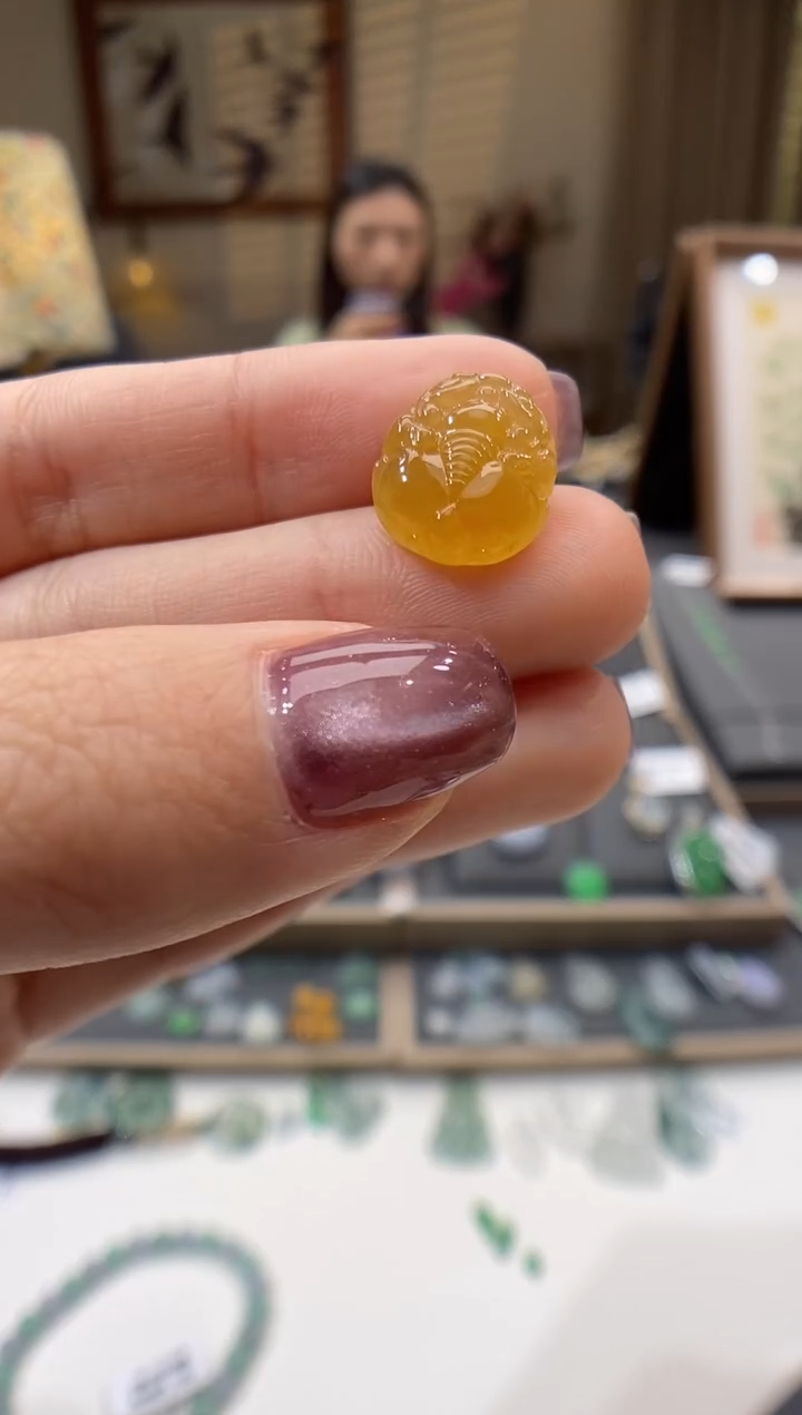 【闪购商品】翡翠颈饰未镶嵌貔貅