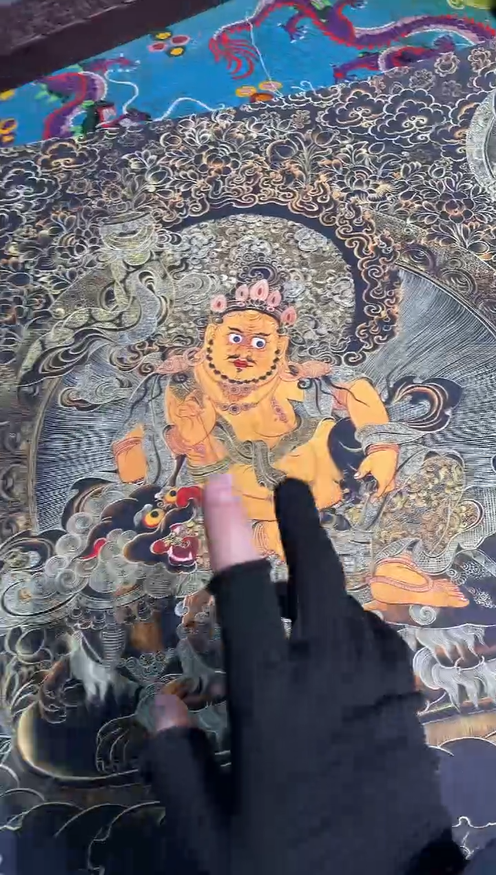 卷轴画路路的唐卡tk160