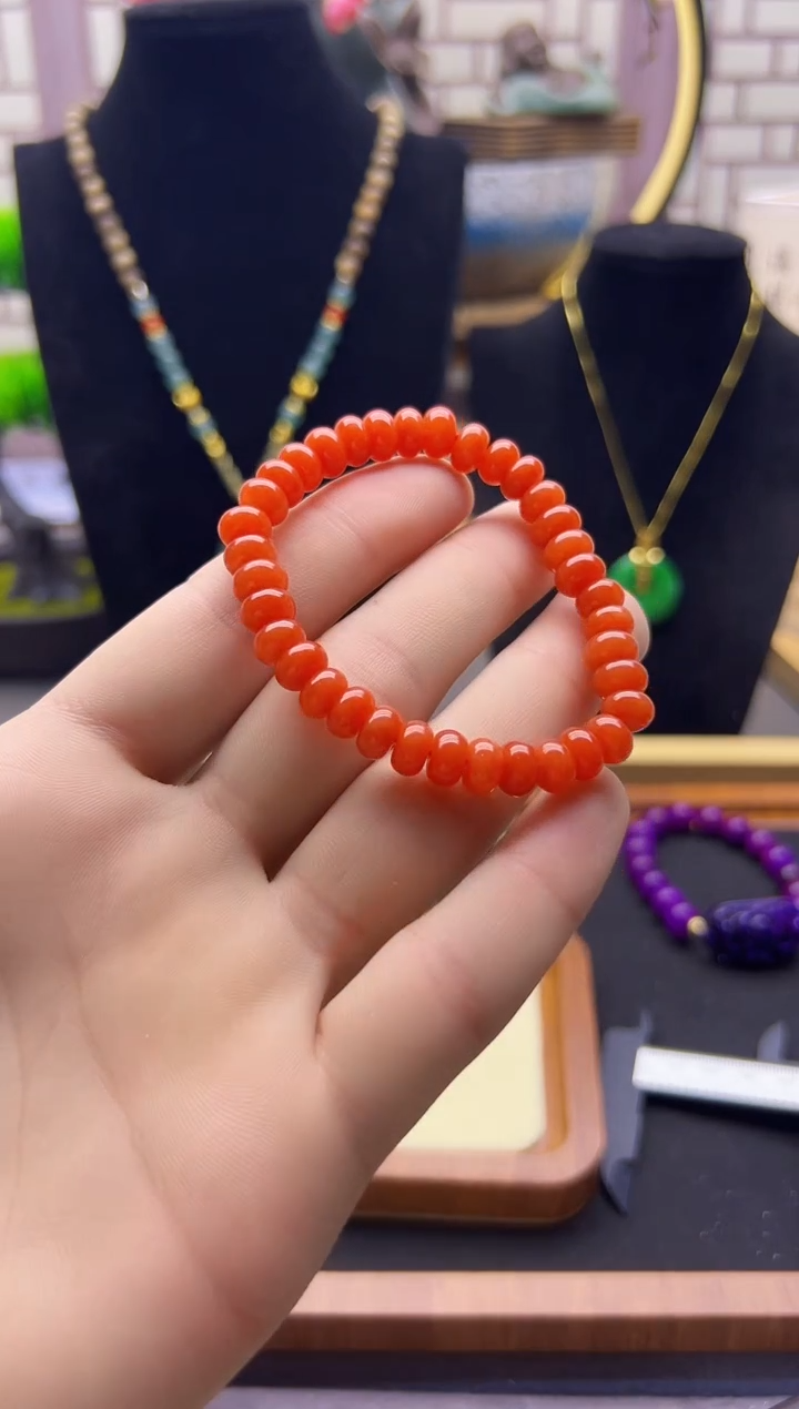 【闪购商品】南红玛瑙耳饰未镶嵌S233       