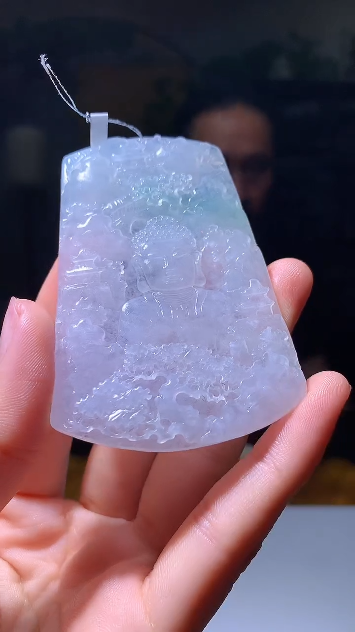 【闪购商品】定制翡翠未镶嵌1019hm-毛货挂件53