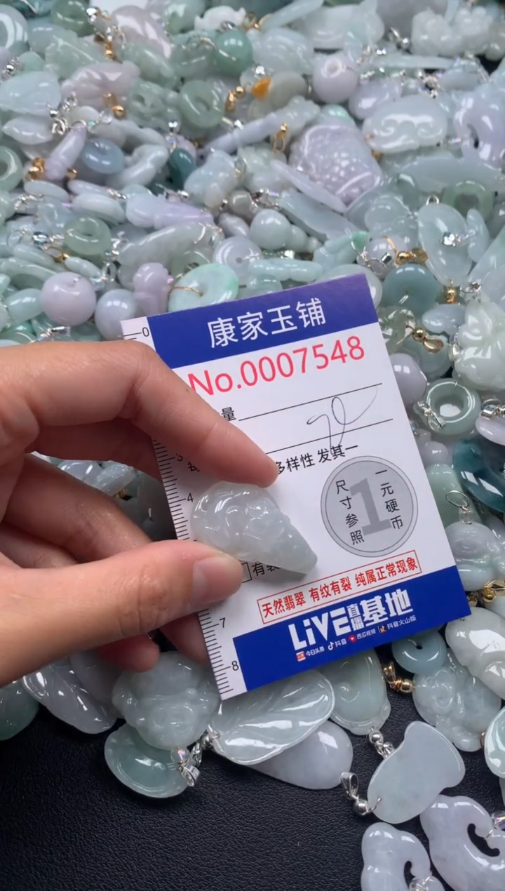 颈饰未镶嵌翡翠7548