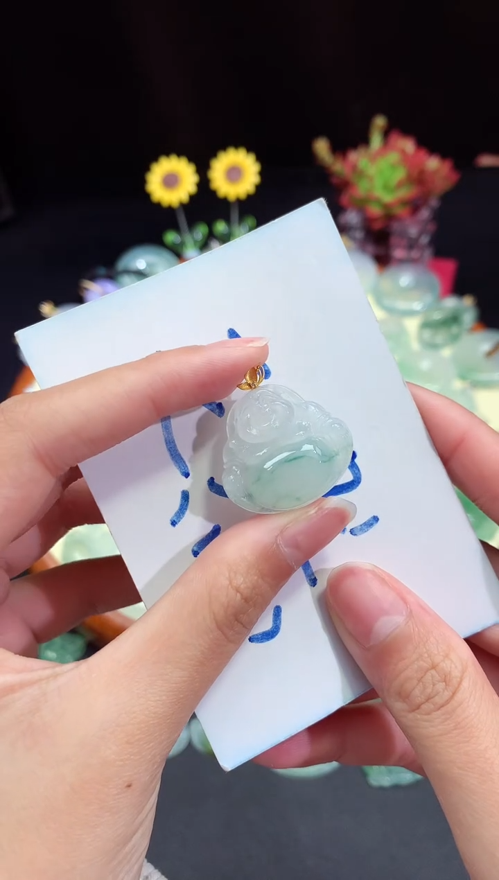 【闪购商品】翡翠颈饰未镶嵌佛公