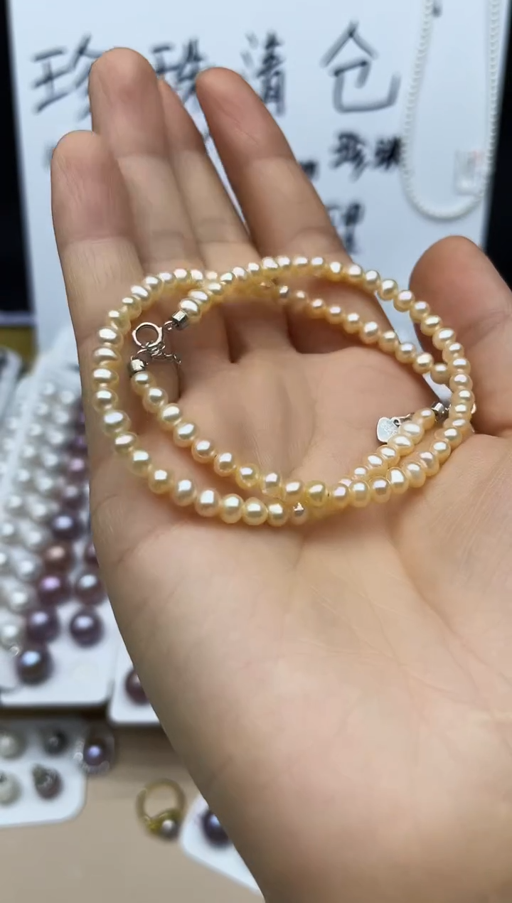 【闪购商品】淡水珍珠手绳未镶嵌手链多其性发其一