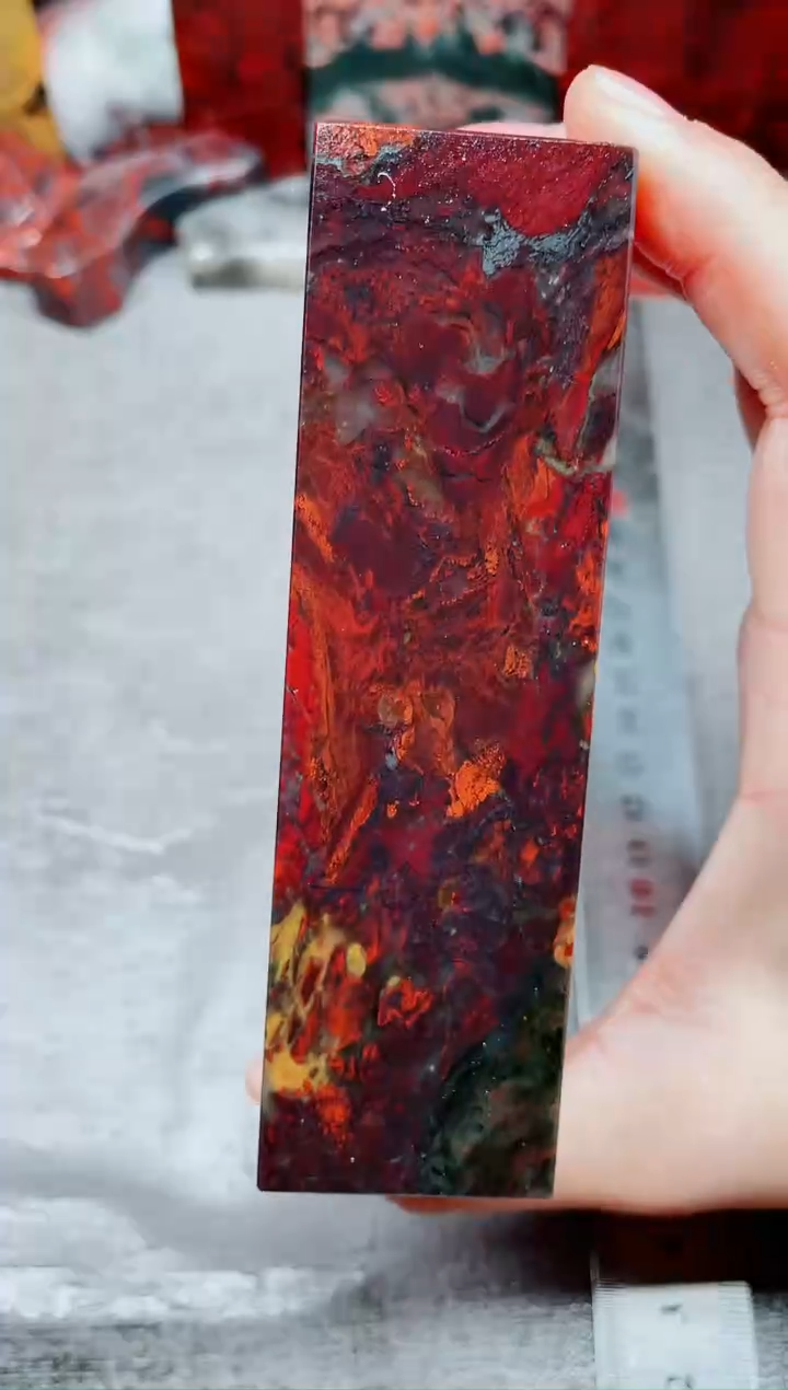 桂林鸡血玉素章3.0左右红4