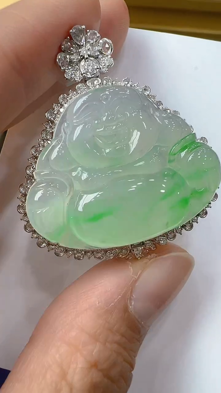 【闪购商品】翡翠吊坠(不含链)18K金镶嵌多样性团购发一件