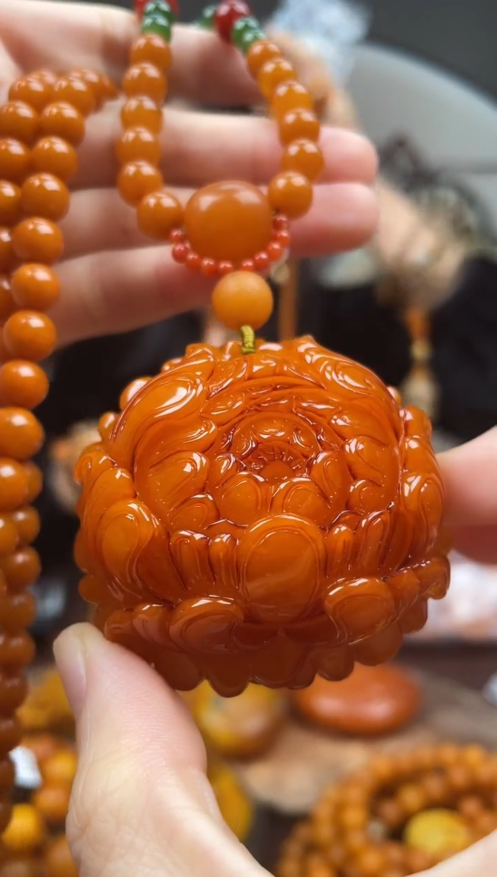 未镶嵌琥珀裸石首饰 假1赔4（多样性发货1件