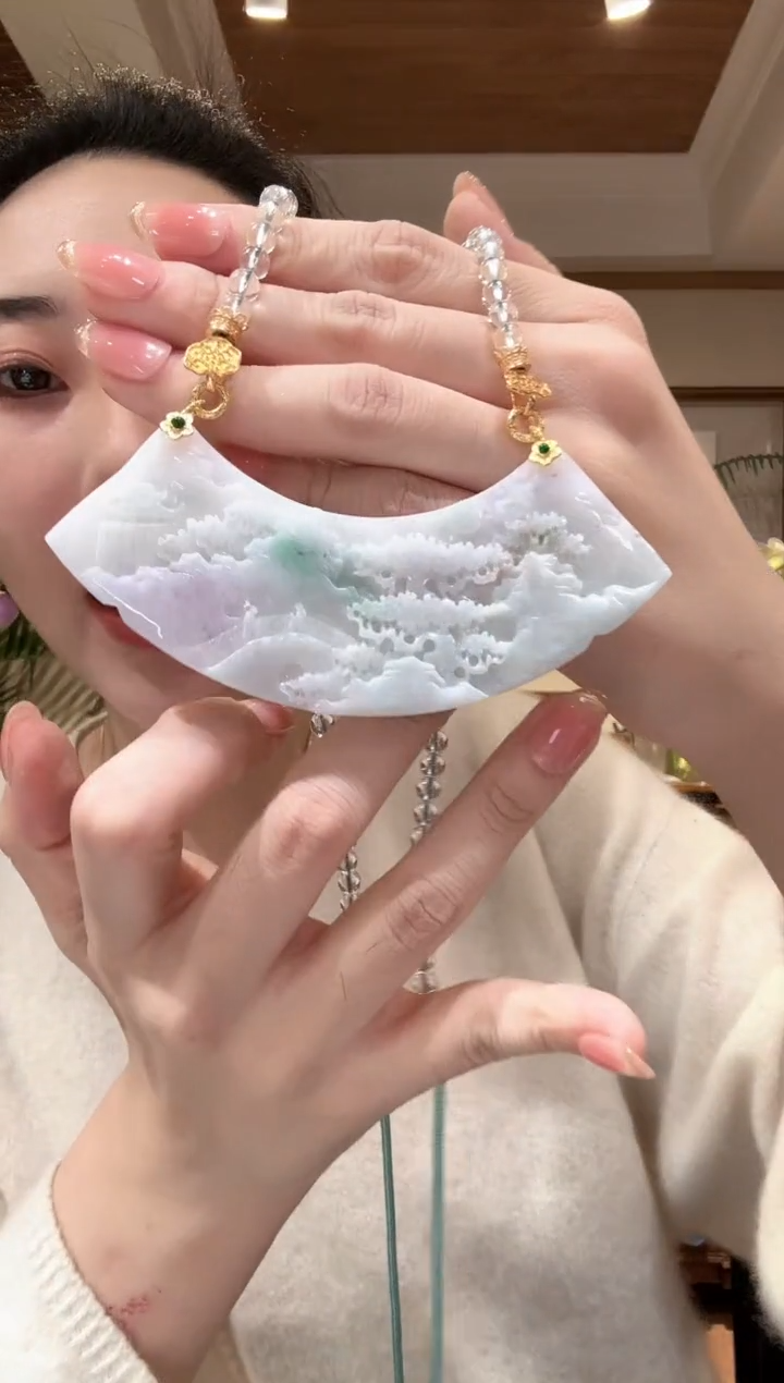 【闪购商品】翡翠颈饰未镶嵌国风