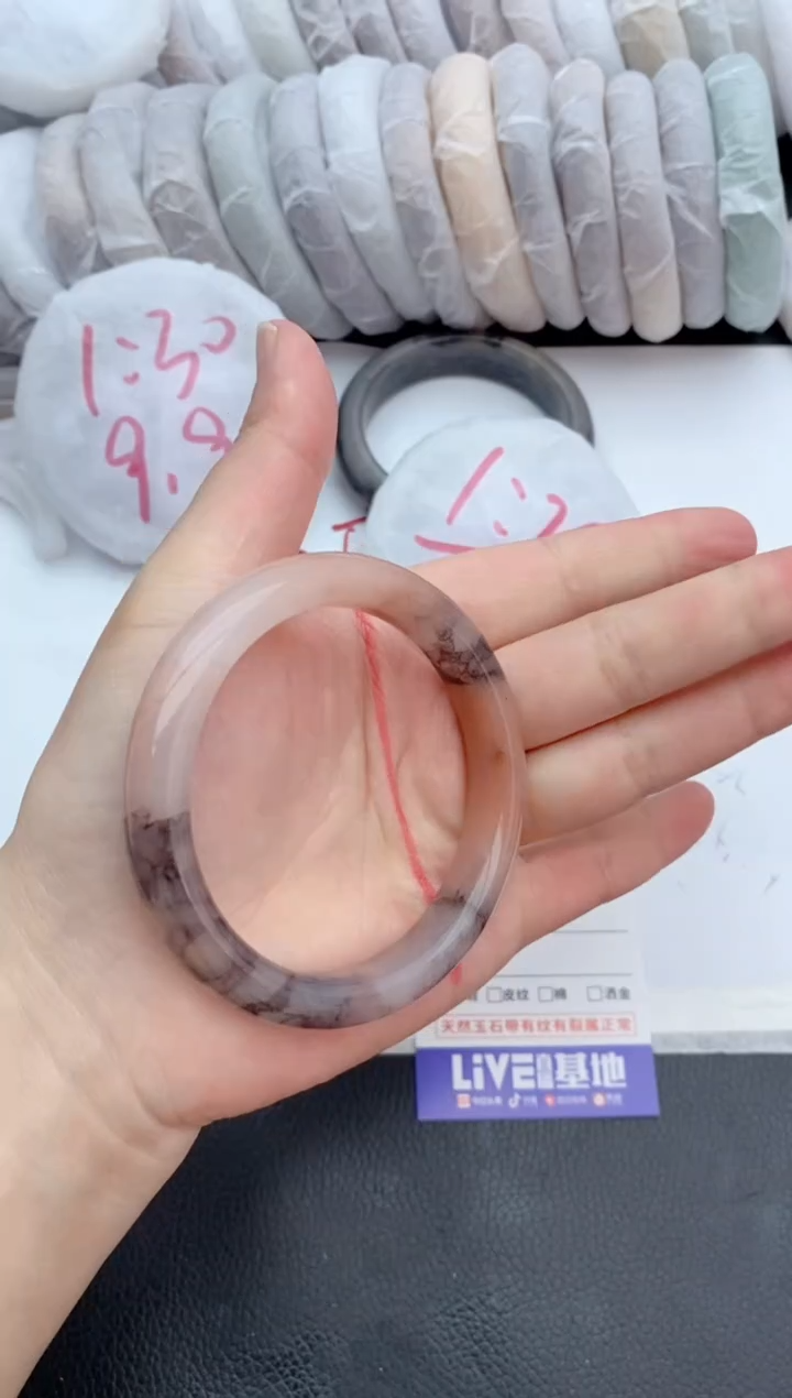 【闪购商品】石英质玉未镶嵌手镯79+57/58