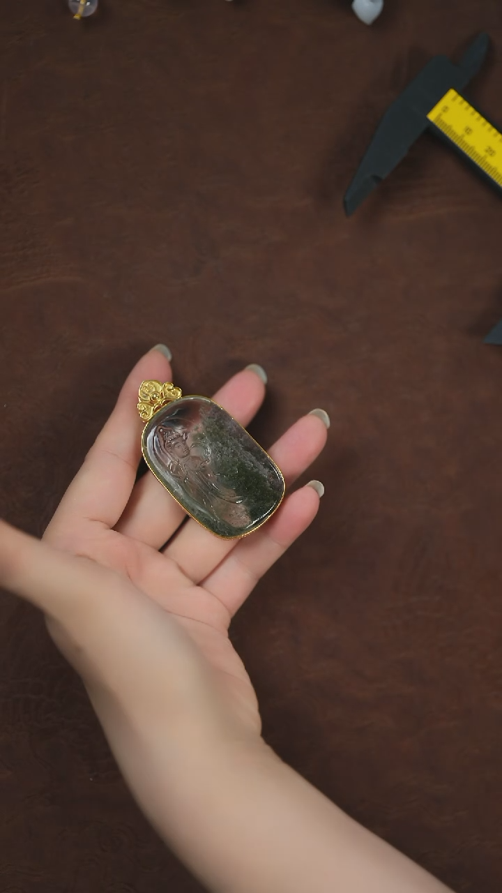 吊坠未镶嵌水晶闪购 幽灵无事牌