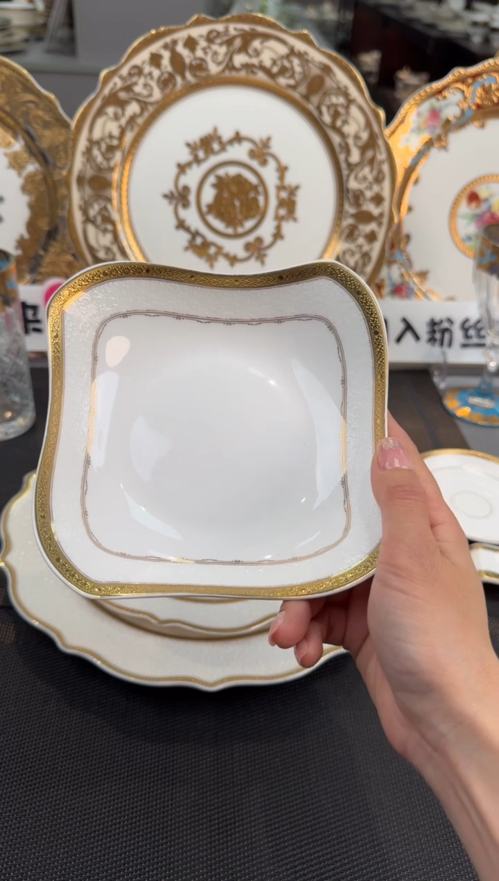 【闪购商品】瓷片6英寸沙拉碗 福利款 2个