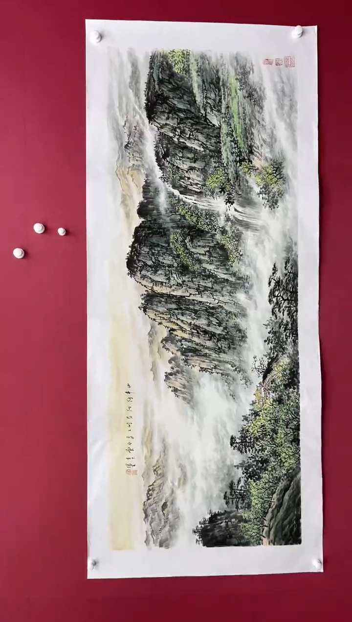 【闪购商品】国画吴-小六尺山水/无框/W