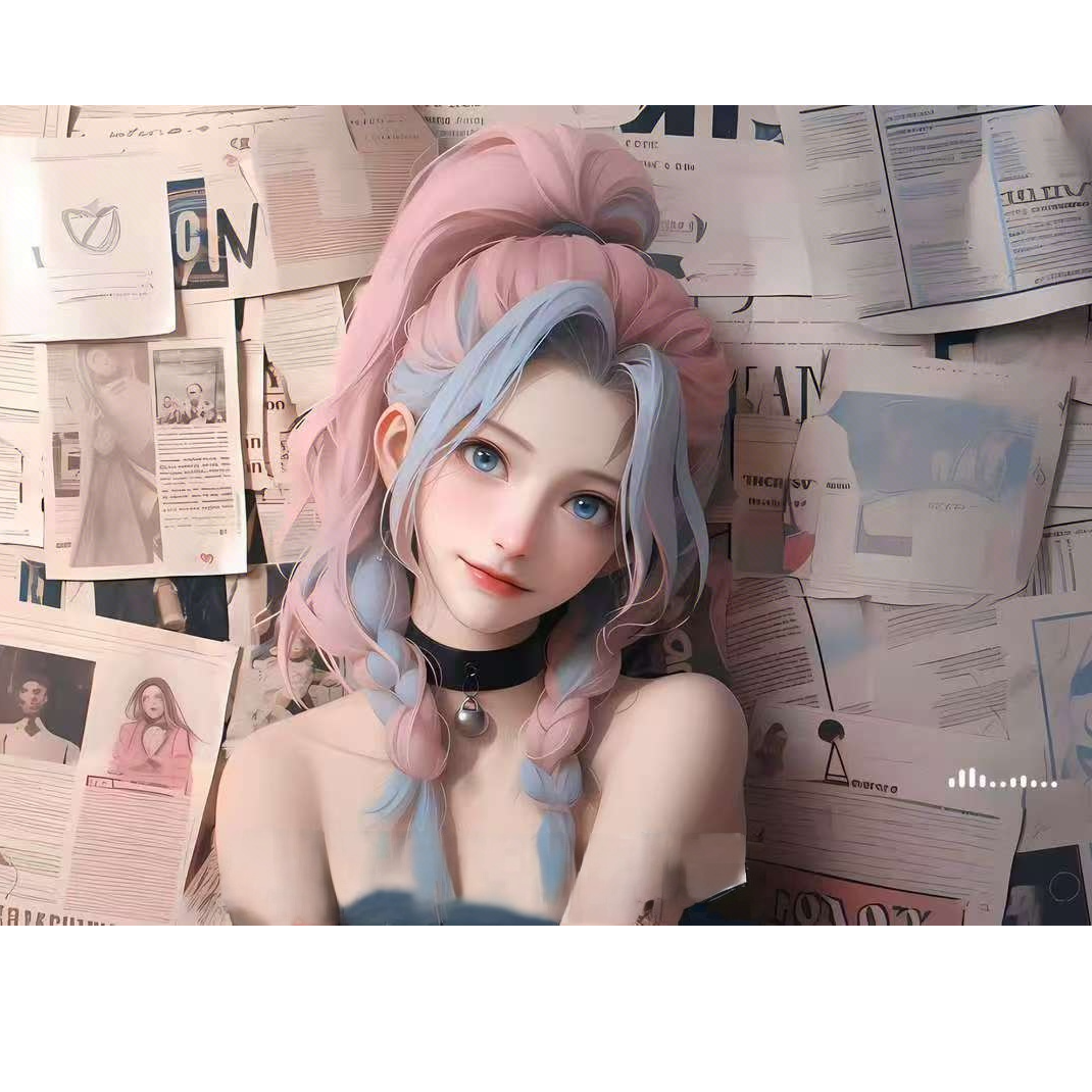 金克丝少女动漫装饰画暴走萝莉挂画客厅卧室摆台现代艺术-015