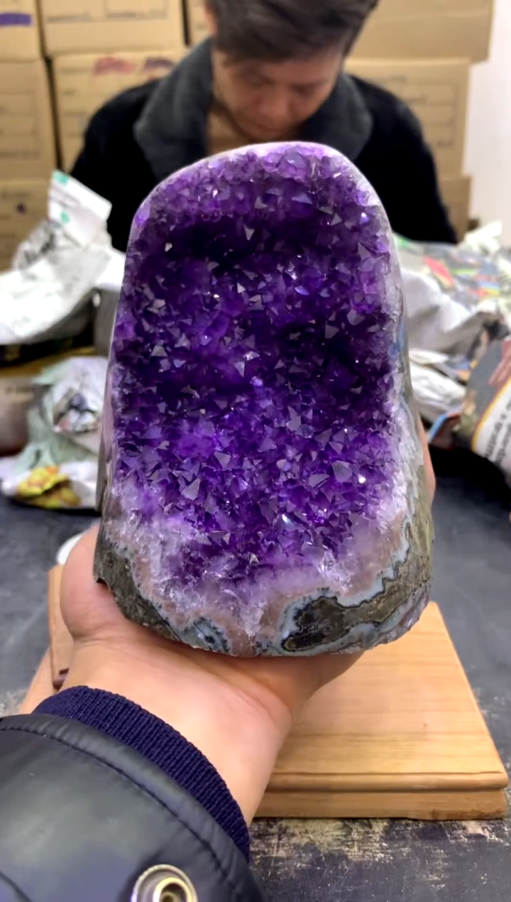 【闪购商品】水晶摆件未镶嵌天然紫水晶摆件235