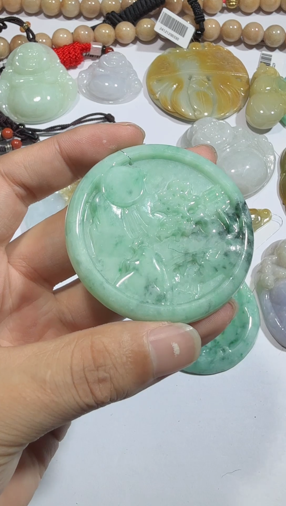 【闪购商品】翡翠颈饰未镶嵌00017604