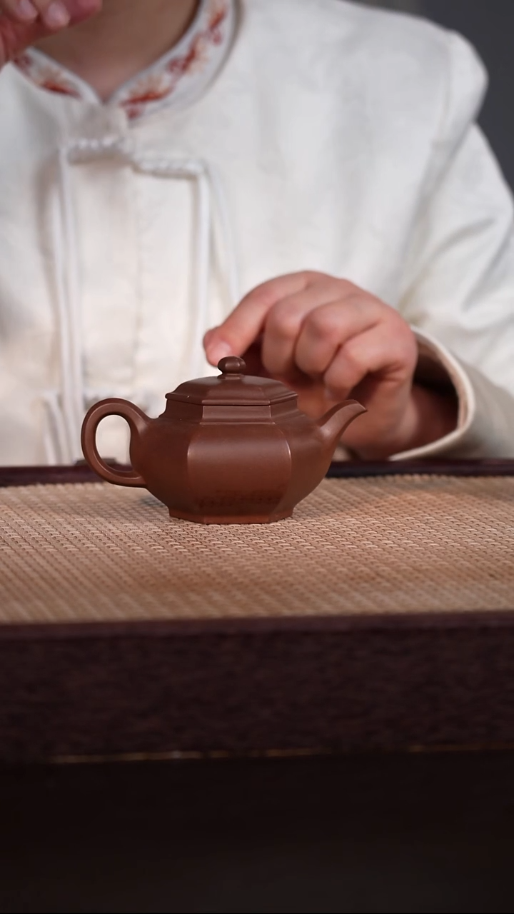 茶壶紫砂紫泥 130cc