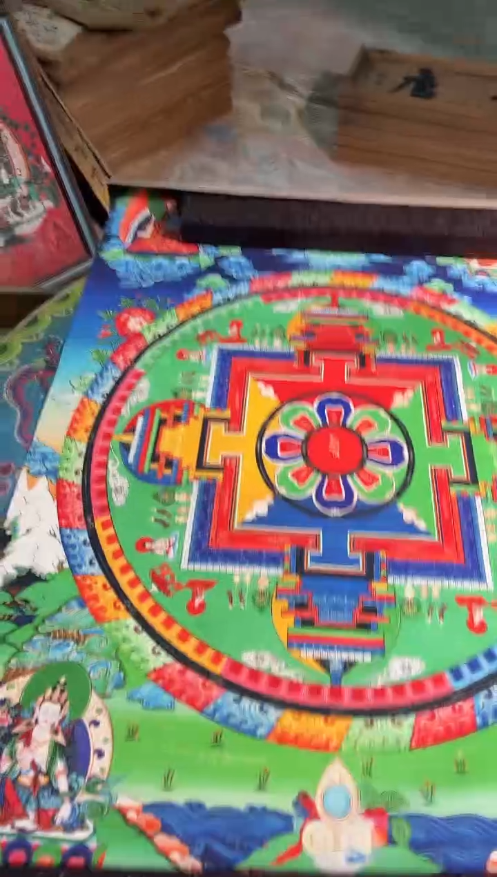 卷轴画路路的唐卡tk160