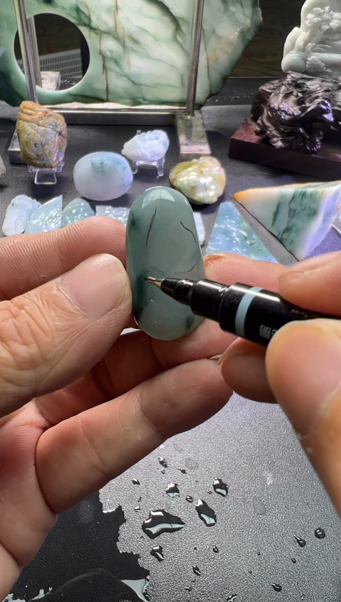 未镶嵌挂件翡翠天然翡翠A货