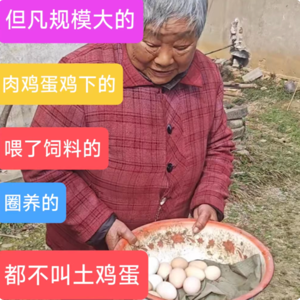 农户土鸡蛋45枚