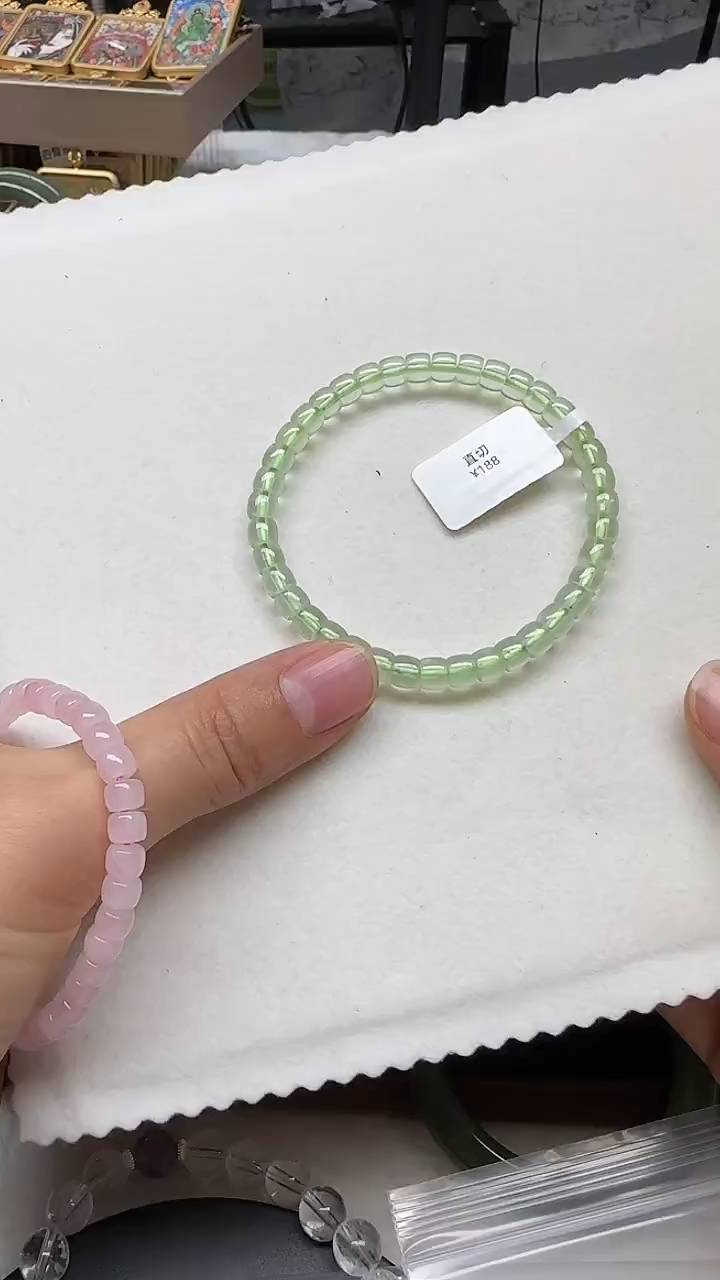 水晶手链未镶嵌心***.3