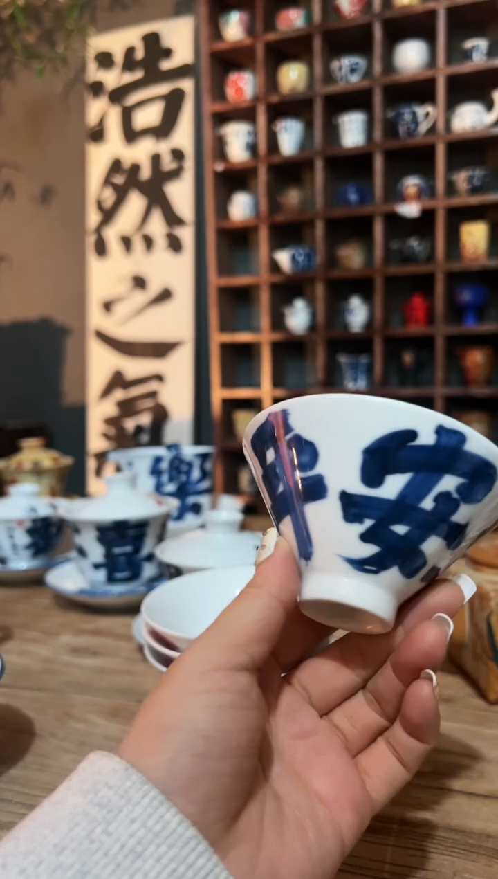 【闪购商品】观云听雨原创手绘茶具