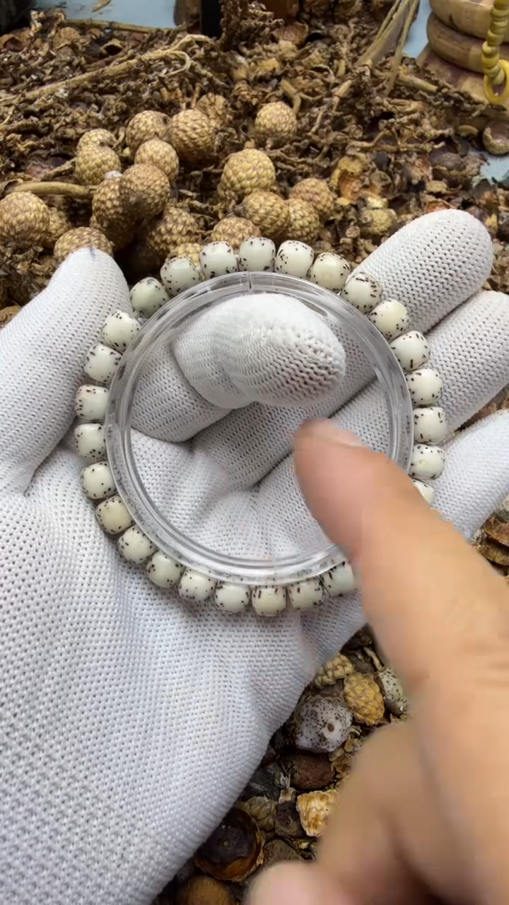 吊坠星月菩提青稞手作8号  