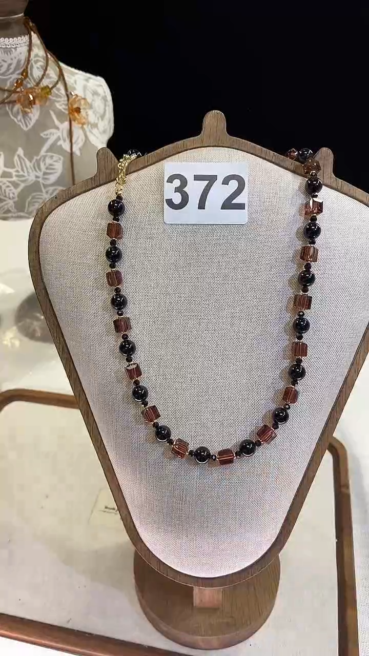 项链钛钢淡水珍珠372