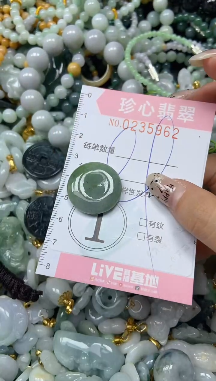 翡翠未镶嵌颈饰闪购0235962