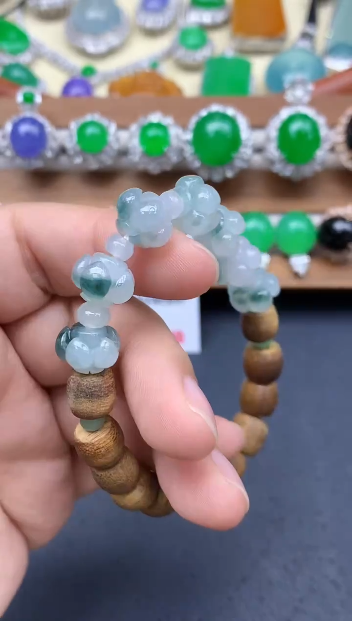 未镶嵌手链翡翠242-中国好珍宝