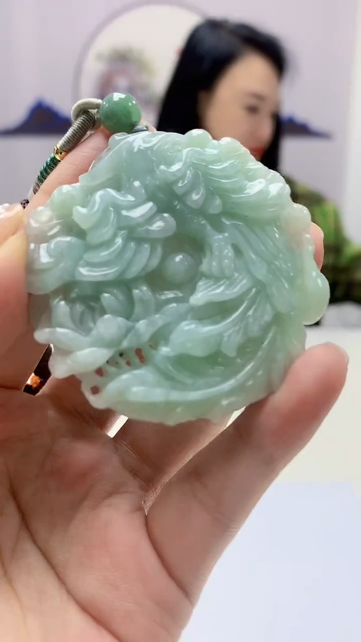 【闪购商品】定制翡翠未镶嵌3123ms-毛货挂件19