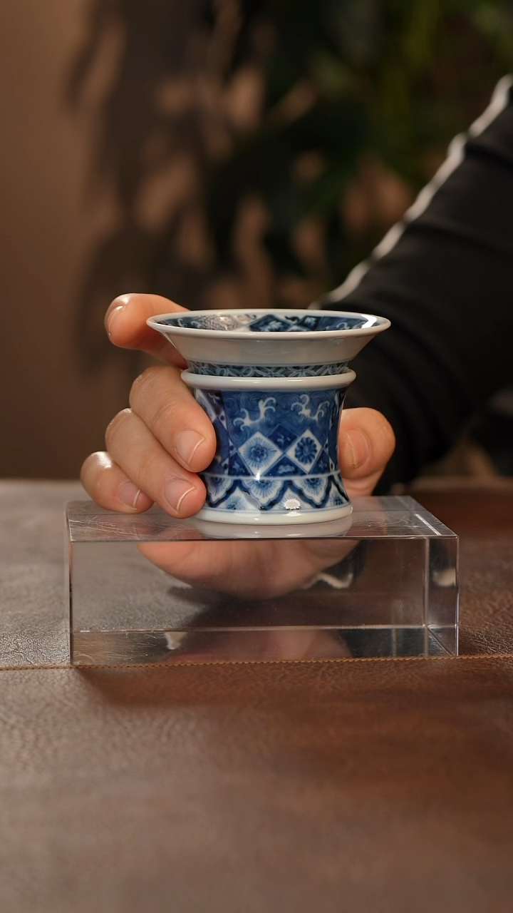 【闪购商品】瓷片青花瓷茶具斌芬陶瓷13