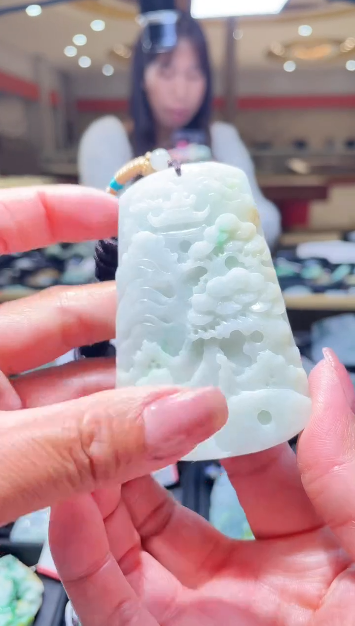 【闪购商品】翡翠颈饰未镶嵌天然缅甸翡翠A货