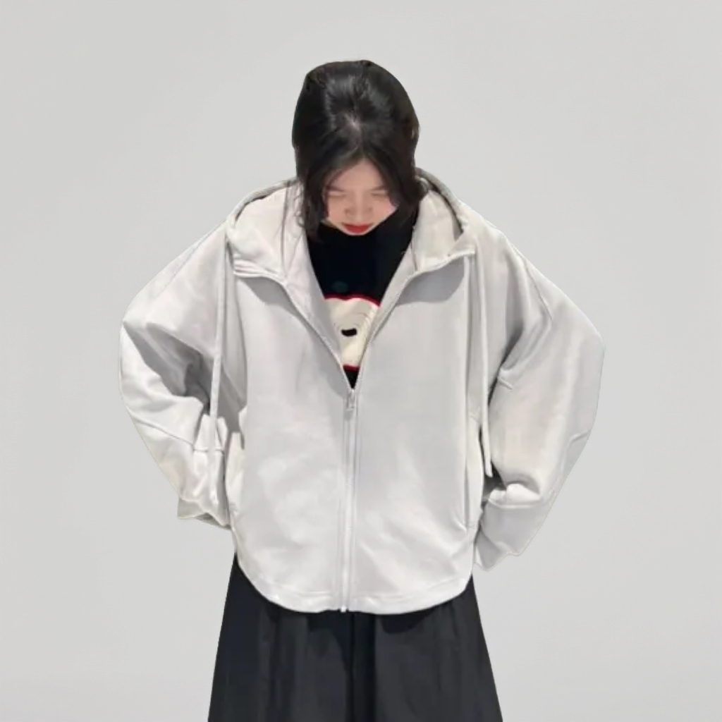 2364—水淼26年春季新款大廓形针织夹克