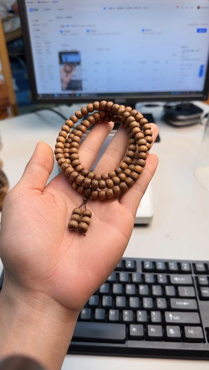 手串沉香海南黄油格天然沉香