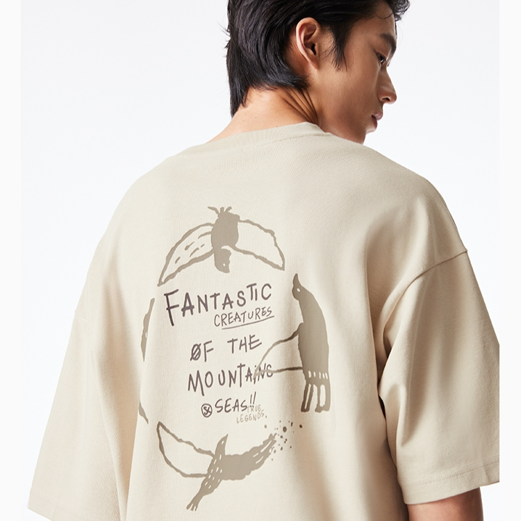 【年中钜惠】杰克琼斯男士潮流字母圆领小码短袖