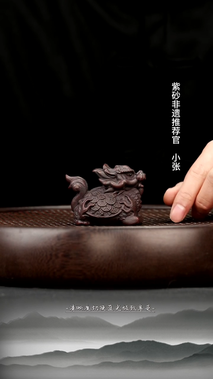 茶壶紫砂6 龙龟茶宠