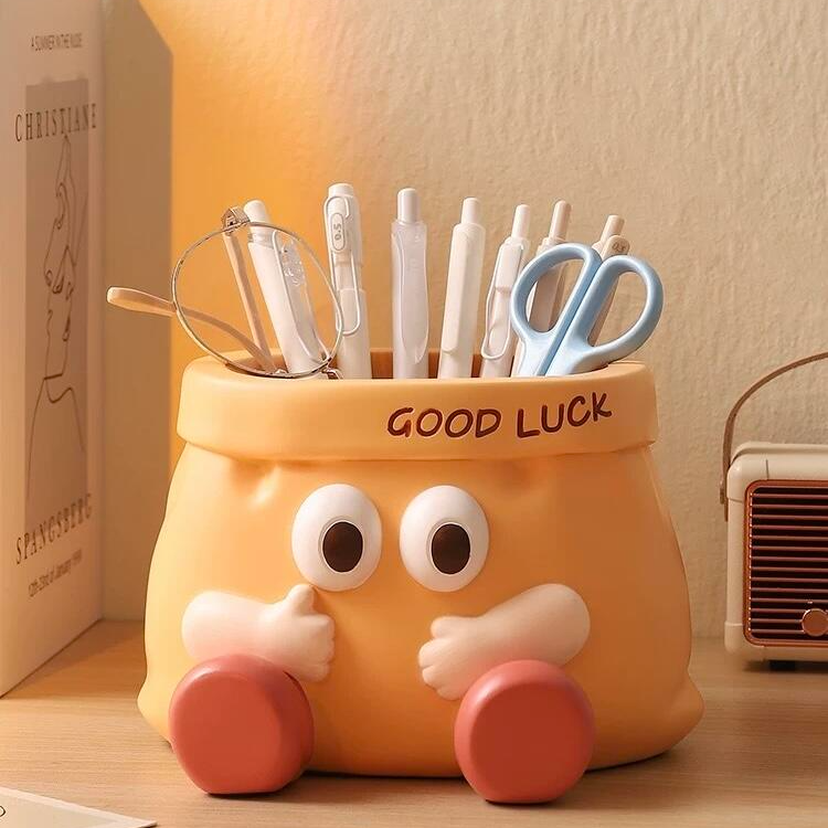 黑猫潮玩文具收纳笔筒周边可爱摆件