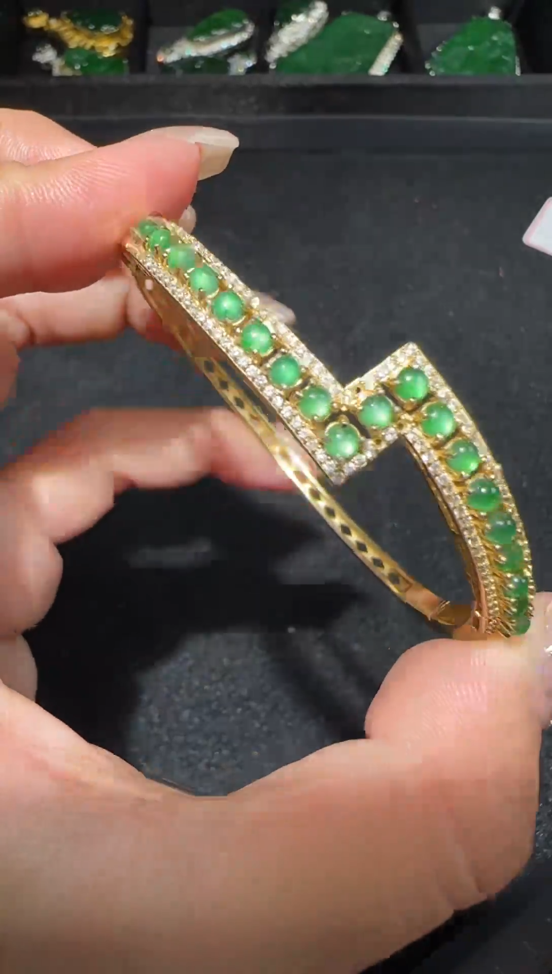 【闪购商品】翡翠手镯（开口镯）未镶嵌多样性发货拍一发一