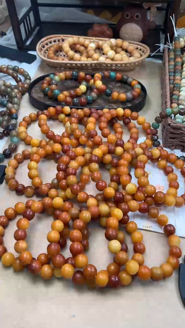 手串菩提根/象牙果a634 卡15 干磨微瑕尼克狐