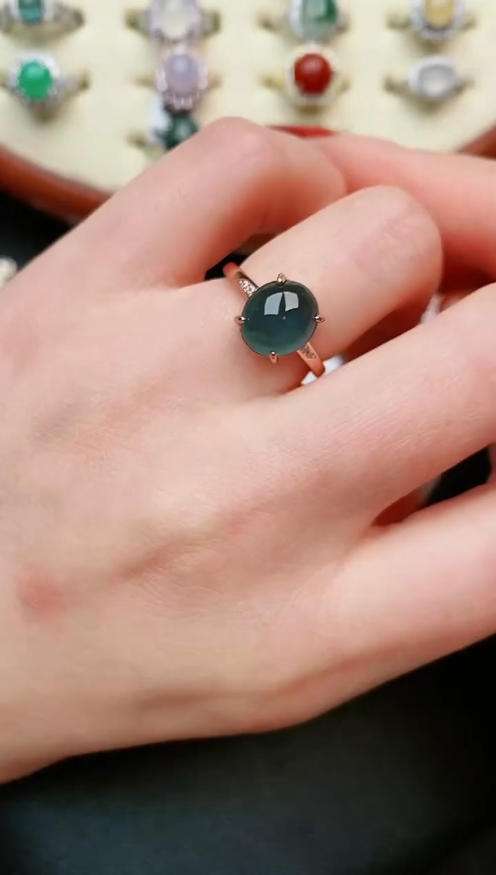 【闪购商品】翡翠戒指银S925镶嵌.....