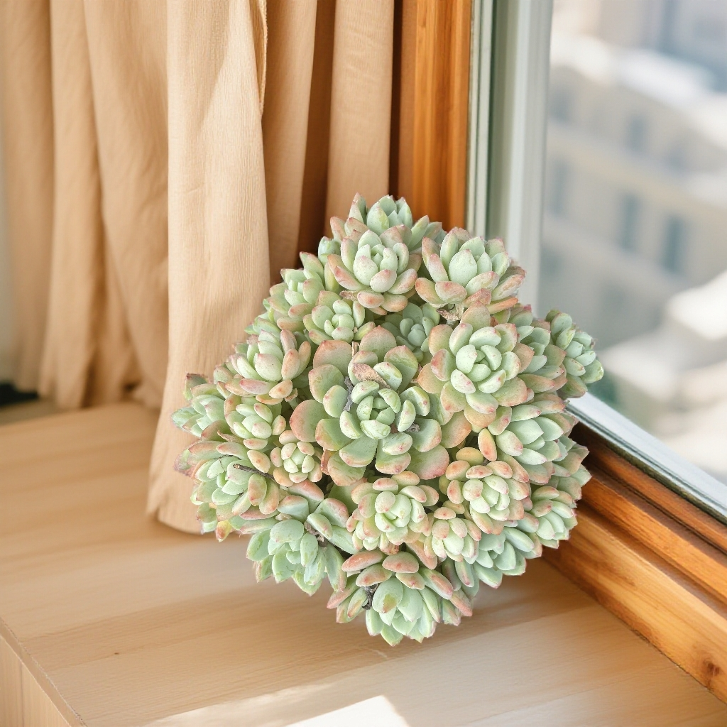 香甜味柠檬粉色大桃酥多肉植物适合室内阳台种植绿植