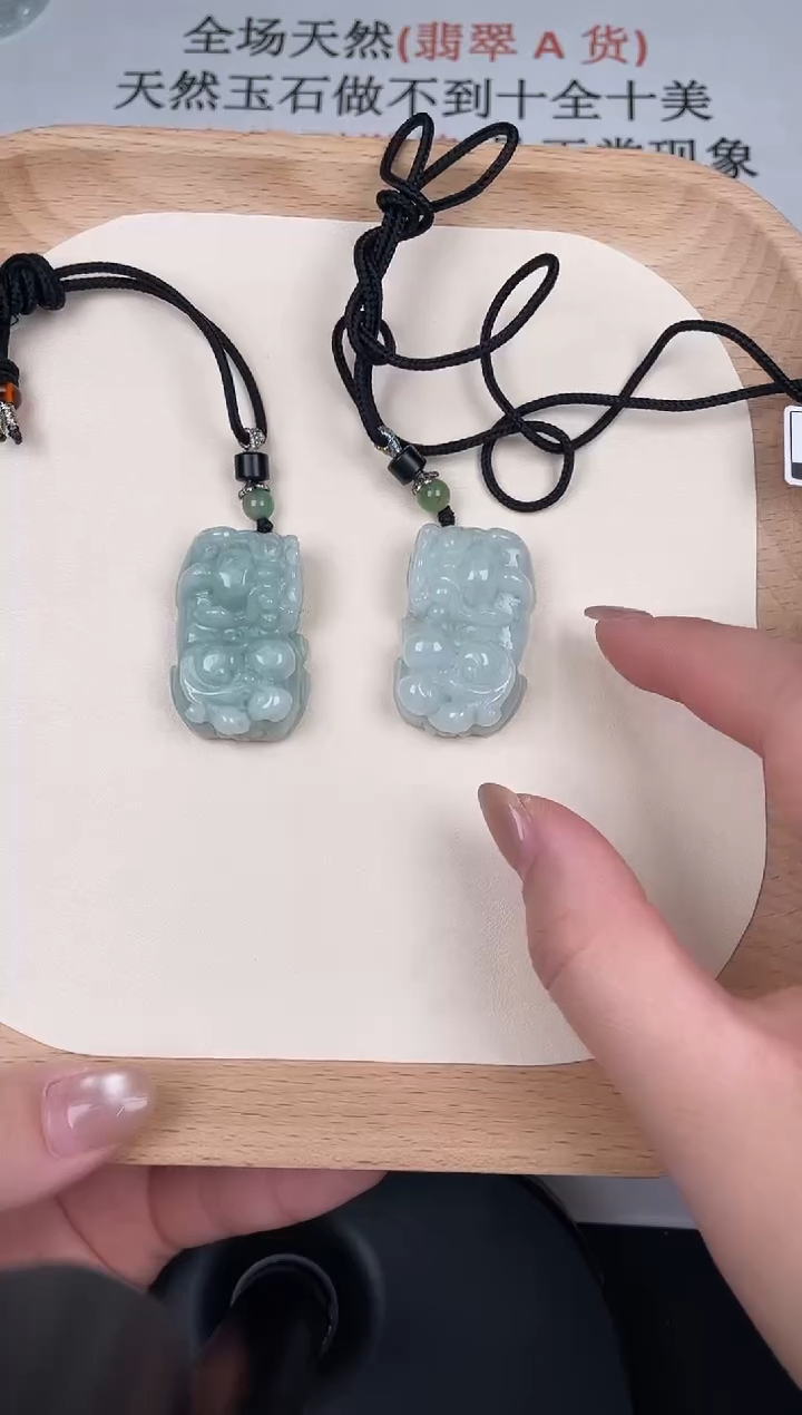 颈饰未镶嵌翡翠ZA016霸王貔貅+送同款绳子（多样性发其一）