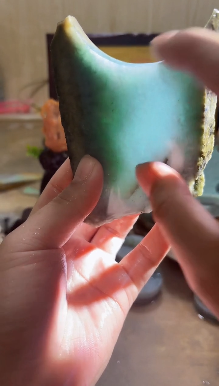 翡翠挂件未镶嵌A货常星2993