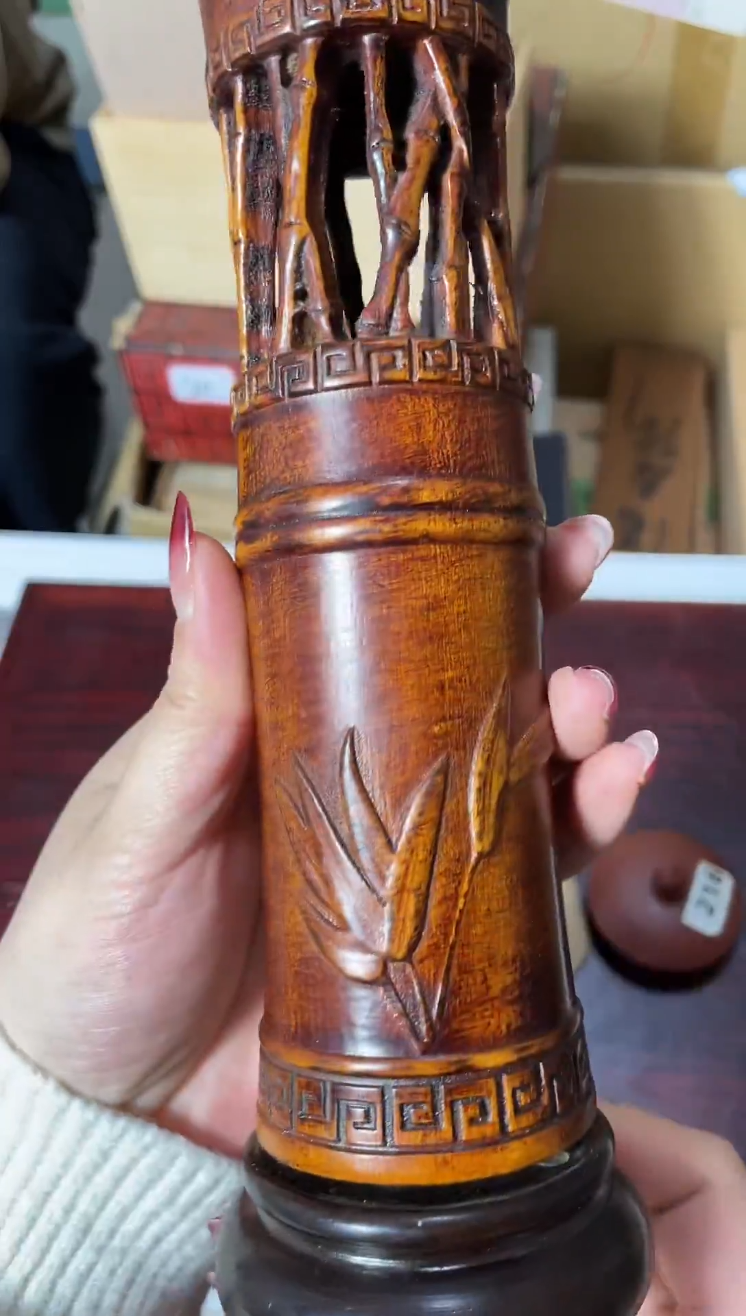 实木香炉实木大漆一一优选