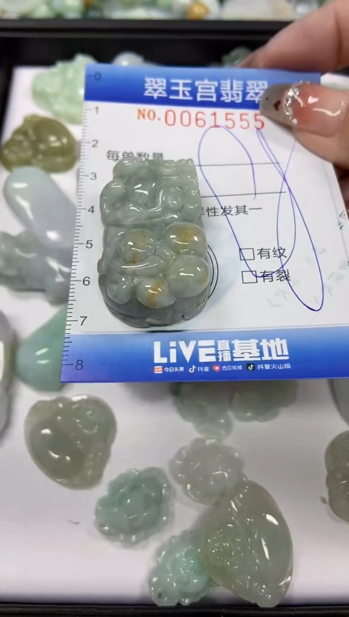 【闪购商品】翡翠颈饰未镶嵌闪购商品0061555