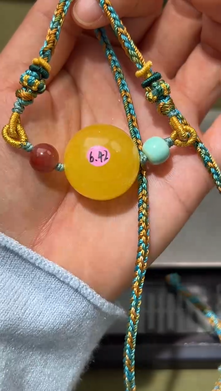 裸石琥珀未镶嵌琥珀蜜蜡吊坠