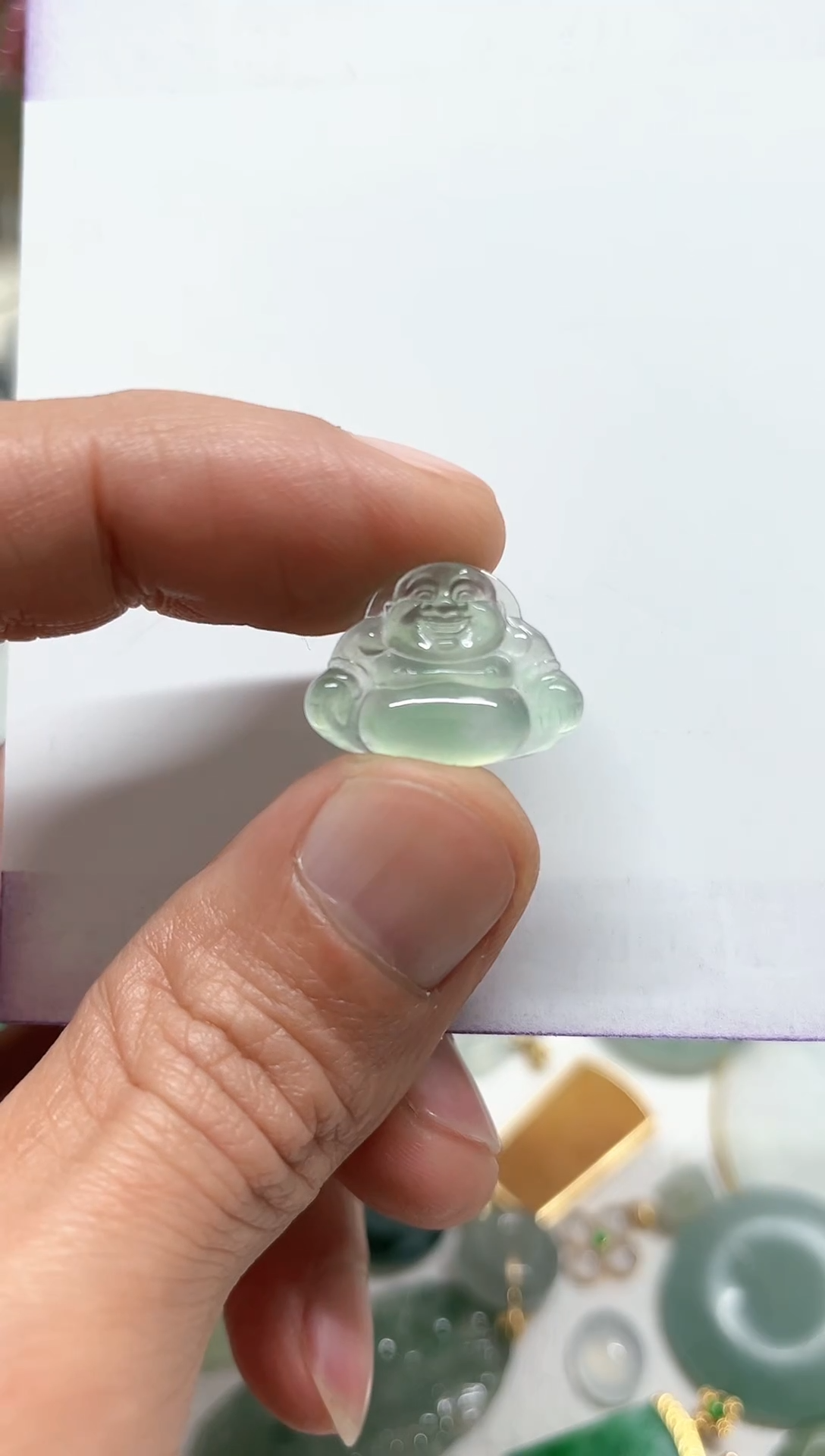 【闪购商品】翡翠颈饰未镶嵌天然缅甸A货翡翠吊坠